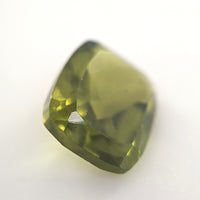 4.96 Ct Green Spinel Rectangle Cushion Cut – Olive Yellowish Green Natural Spinel