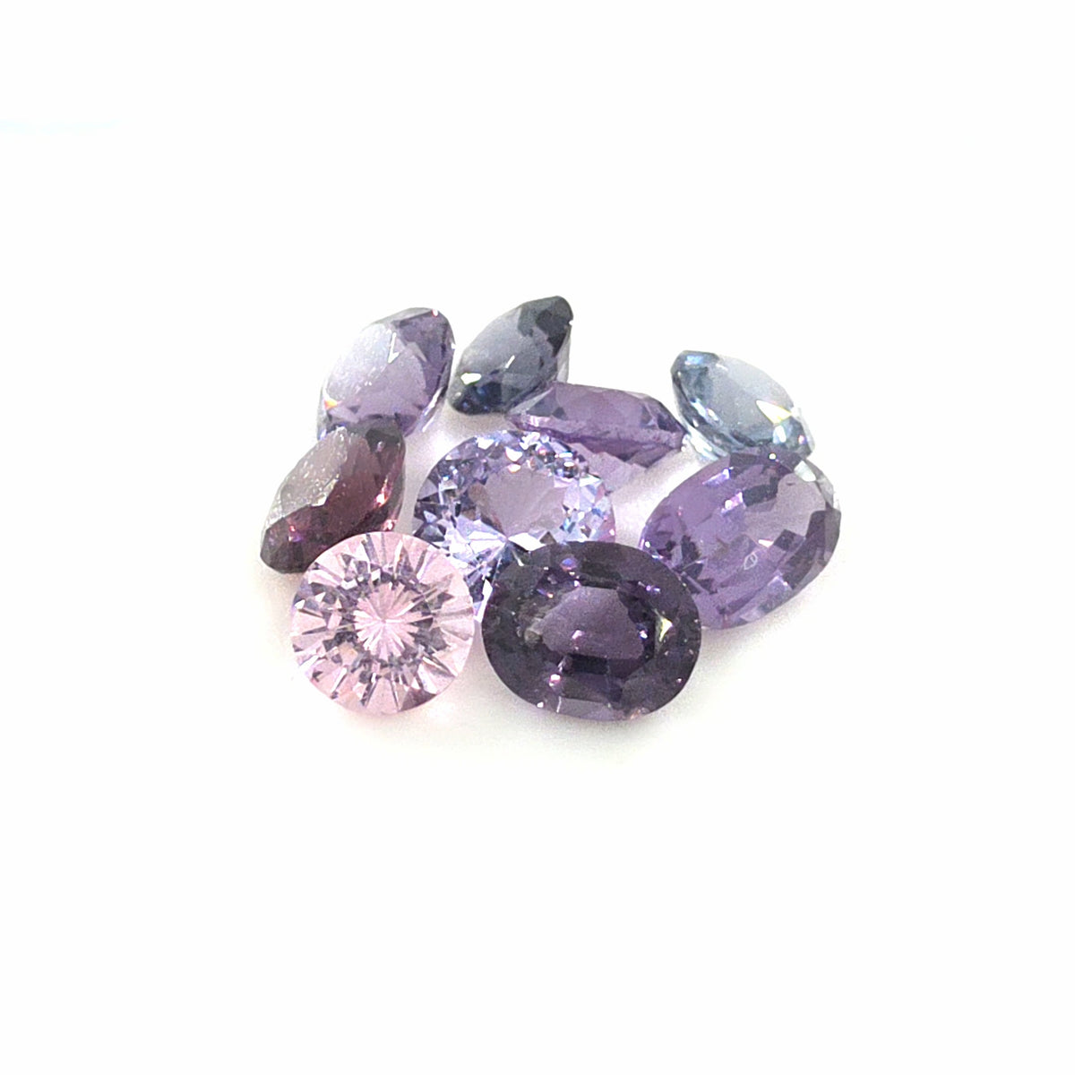 Mixed Color Spinel Parcel 3.23 Tcw – Natural Faceted Spinels