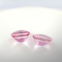Pink Topaz Oval Cut Pair 3.44 Ct Tw – Rosy Pink Matching Pair
