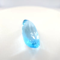 13.08 Ct Blue Topaz Oval Brilliant Cut – Bright Sky Blue