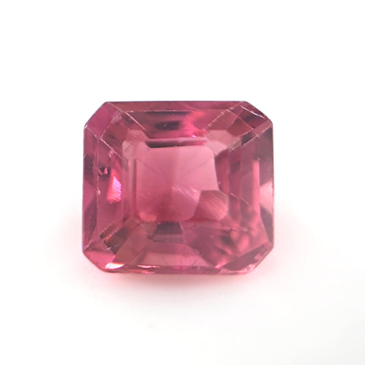 Tourmaline Emerald Cut 0.88 Ct – Rosy Pink Natural Tourmaline