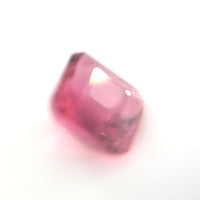Tourmaline Emerald Cut 0.88 Ct – Rosy Pink Natural Tourmaline