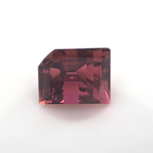 Tourmaline Modified Emerald Cut 0.81 Ct – Plum Pink Natural Tourmaline