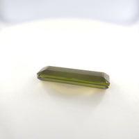Olive Green Tourmaline 4.60 Ct Rectangle Cut – Natural Earth-Tone Gemstone