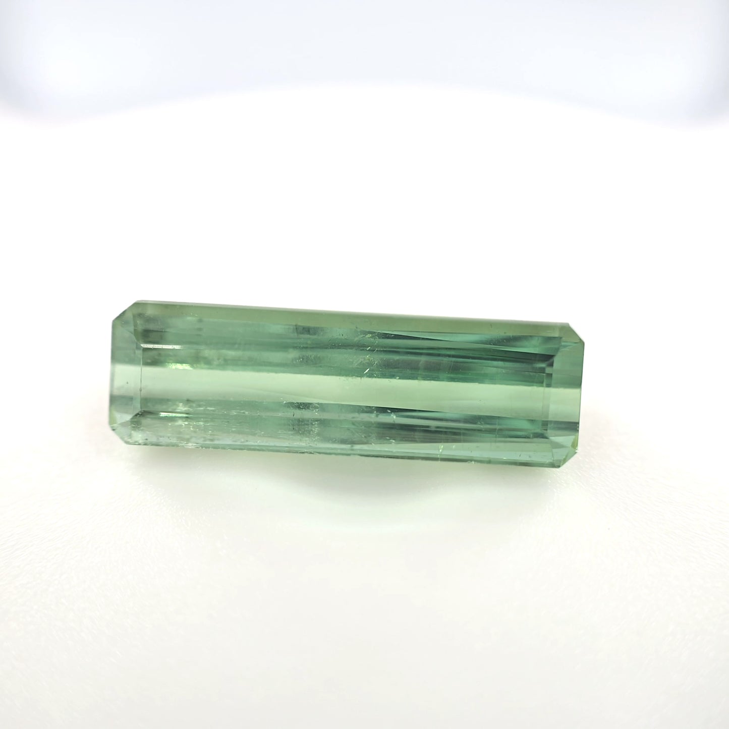 8.50 Ct Green Tourmaline Emerald Cut – Elongated Crystal Form