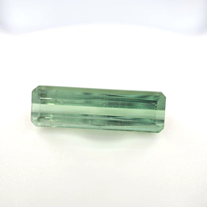 8.50 Ct Green Tourmaline Emerald Cut – Elongated Crystal Form