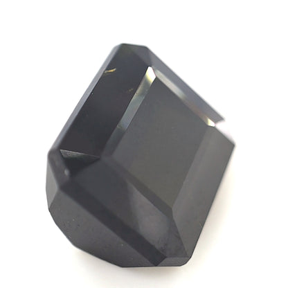 6.45 Ct Dark Green Tourmaline Emerald Cut – Deep Forest Green