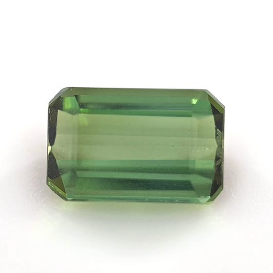 1.07 Ct Light Green Tourmaline Emerald Cut – Fresh Mint Tone
