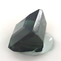 1.27 Ct Teal Tourmaline Square Step Cut – Deep Forest Teal