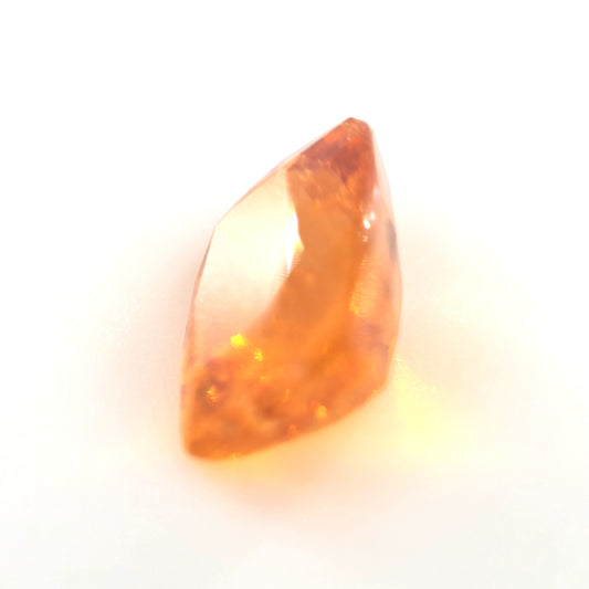 1.54 Ct Orange Tourmaline Cushion Cut – Bright Mandarin Glow