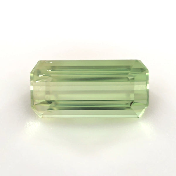 0.76 Ct Green Tourmaline Emerald Cut – Soft Mint Tone