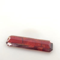 2.22 Ct Red Tourmaline Elongated Step Cut – Rich Raspberry Tone