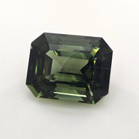 Green Tourmaline Emerald Cut 5.48 Ct – Deep Forest Green Tourmaline