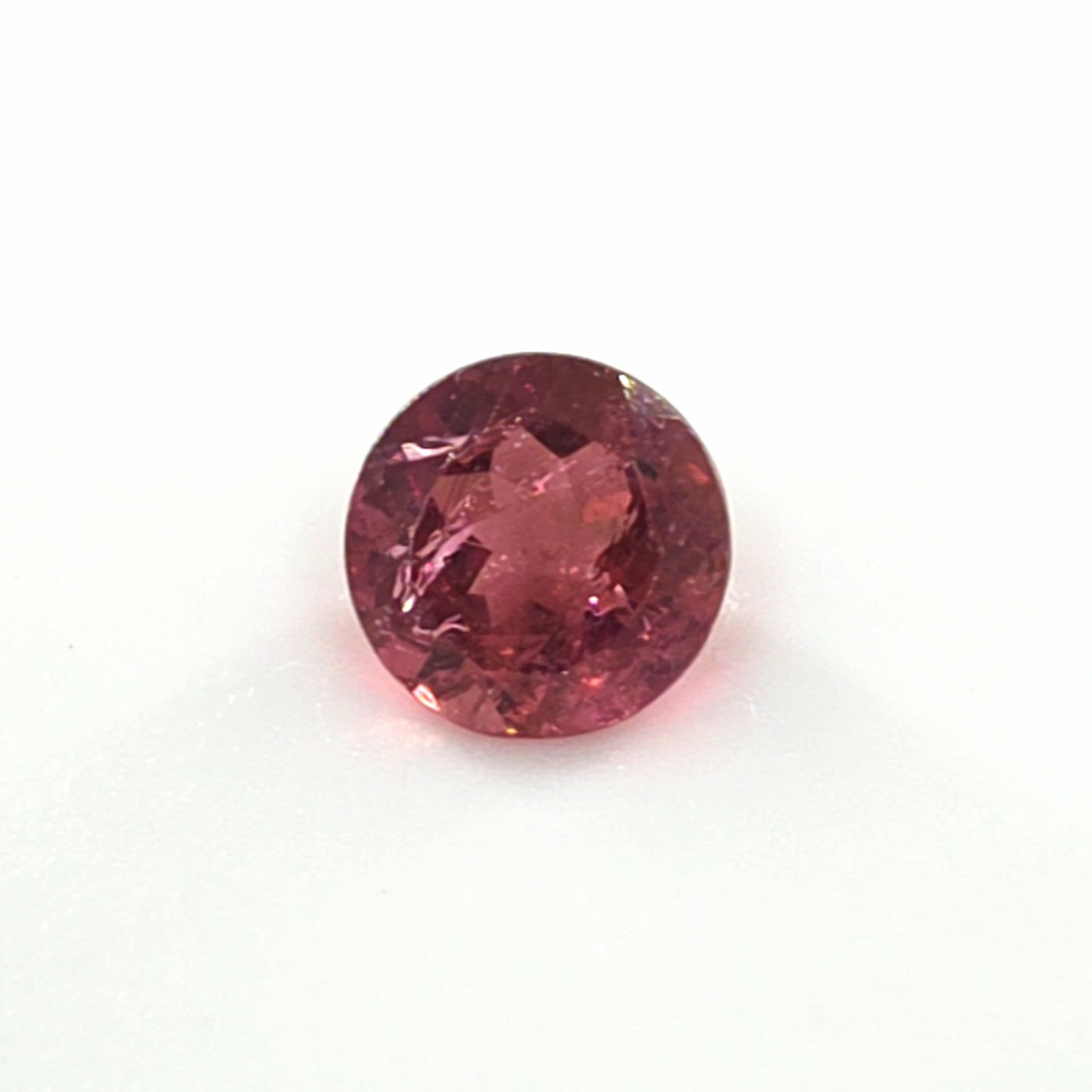 Pink Tourmaline Round Cut 0.54 Ct – Raspberry Pink Tourmaline