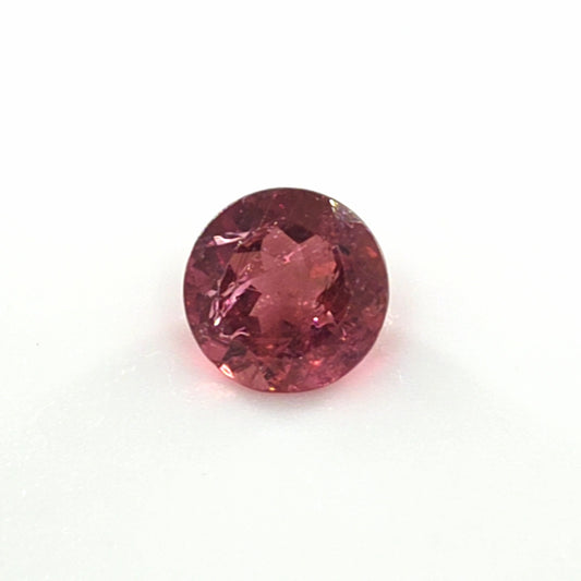 Pink Tourmaline Round Cut 0.54 Ct – Raspberry Pink Tourmaline