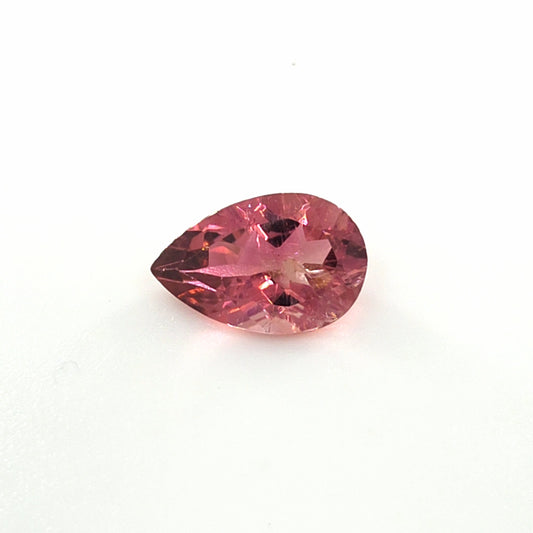 Pink Tourmaline Pear Cut 1.00 Ct – Rosy Pink Natural Tourmaline