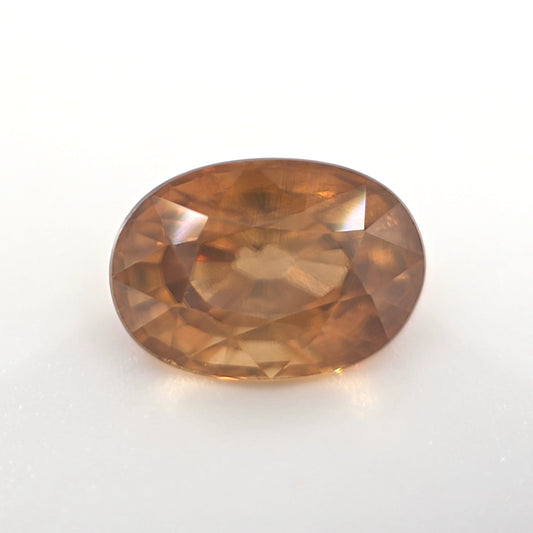 Cognac Zircon Oval Cut 2.07 Ct – Natural Zircon