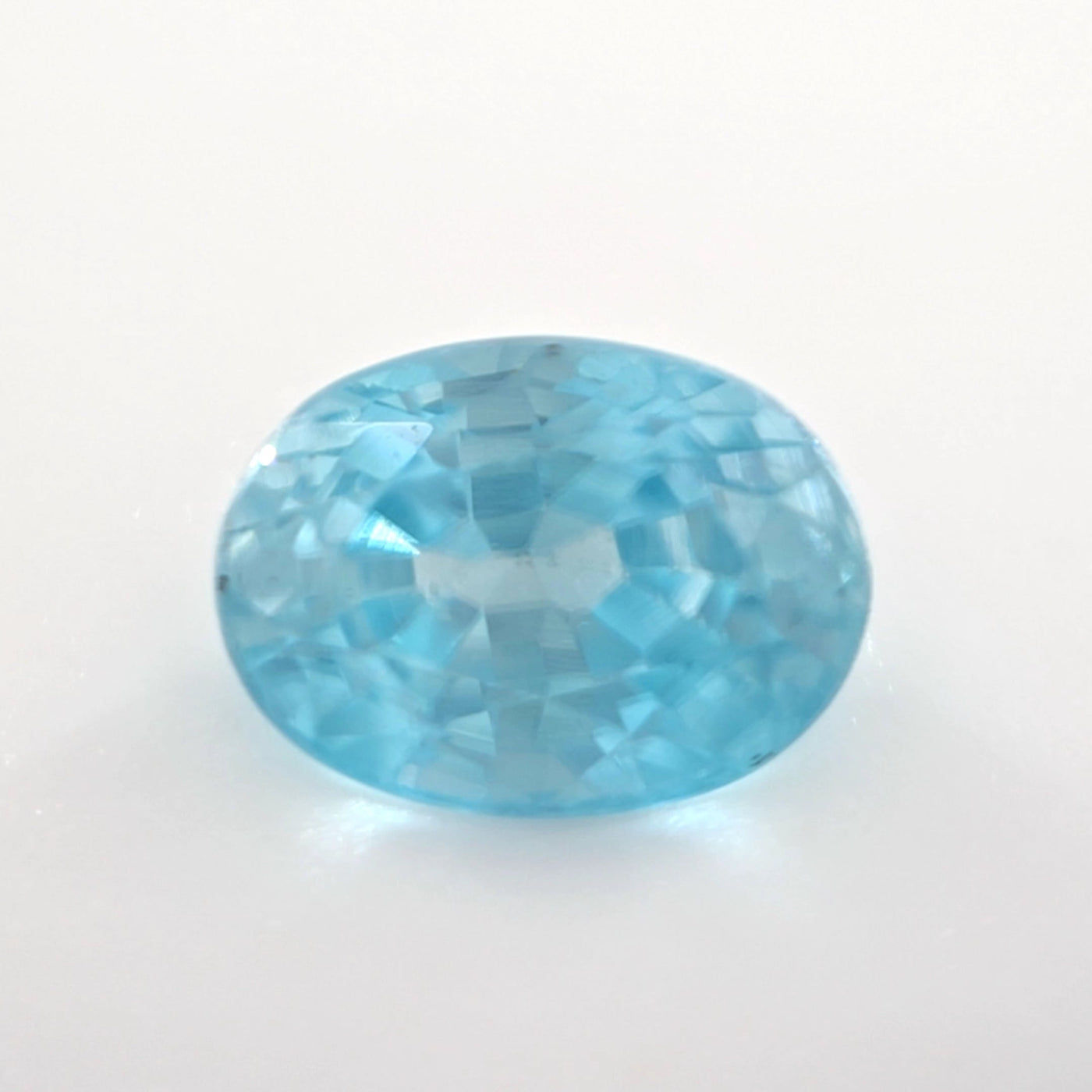 Blue Zircon Oval Cut 1.46 Ct – Aqua Blue Natural Zircon
