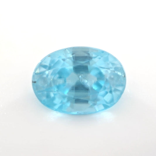 Blue Zircon Oval Cut 1.31 Ct – Aqua Blue Natural Zircon