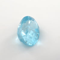 Blue Zircon Oval Cut 1.31 Ct – Aqua Blue Natural Zircon