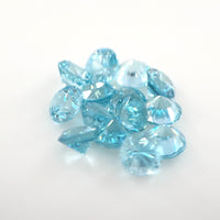 Blue Zircon Parcel 2.33 Ct – Aqua Blue 14 Stone Parcel