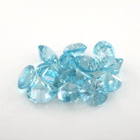 Blue Zircon Parcel 2.33 Ct – Aqua Blue 14 Stone Parcel