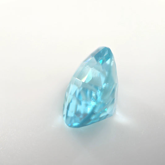 Blue Zircon Oval Cut 3.69 Ct – Aqua Blue Natural Zircon