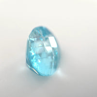 Blue Zircon Oval Cut 3.69 Ct – Aqua Blue Natural Zircon
