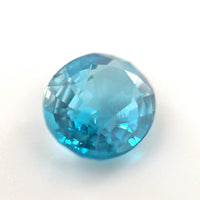 2.36 Ct Blue Zircon Oval – Bright Electric Blue Fire