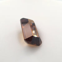 Brown Zircon Emerald Cut 5.91 Ct – Rich Cognac Brown Natural Zircon
