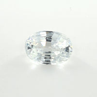 White Zircon Oval Cut 1.50 Ct – Bright Colorless Zircon