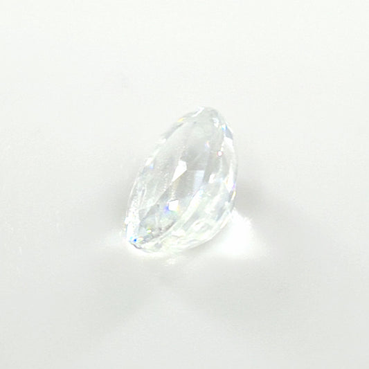 White Zircon Oval Cut 1.50 Ct – Bright Colorless Zircon