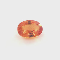 Orange Sapphire Oval Cut 1.22 Ct – Natural Heated Sapphire