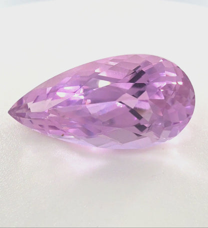 Kunzite Pear Cut 8.75 Ct – Pinkish Purple Kunzite