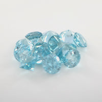 Blue Zircon Parcel 2.33 Ct – Aqua Blue 14 Stone Parcel