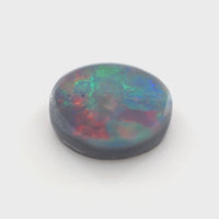 Lightning Ridge Dark Opal Round Cabochon 0.44 Ct – Australian Natural Opal
