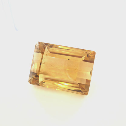 Citrine Emerald Cut 19.12 Ct – Golden Honey Citrine
