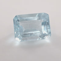 Aquamarine Emerald Cut 1.64 Ct – Light Icy Blue Natural Beryl