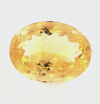 Citrine Oval Cut 23.19 Ct – Golden Yellow Citrine