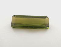 Olive Green Tourmaline 4.60 Ct Rectangle Cut – Natural Earth-Tone Gemstone