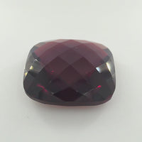 Double-Sided Pyrope-Almandine Garnet 15.42 Ct – Cushion Cut