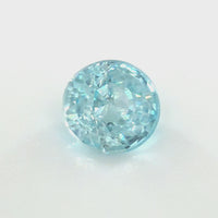 Sky Blue Zircon Round Cut 0.93 Ct – Bright Blue Zircon