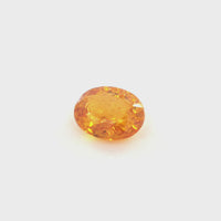 Golden Orange Sapphire Oval Cut 0.66 Ct – Natural Sapphire
