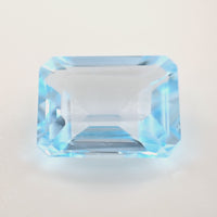 2.00 Ct Light Blue Topaz Emerald Cut – Icy Sky Blue