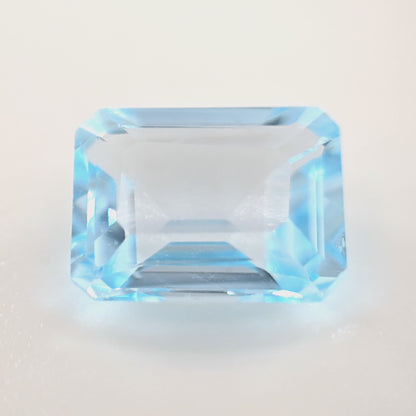 2.00 Ct Light Blue Topaz Emerald Cut – Icy Sky Blue