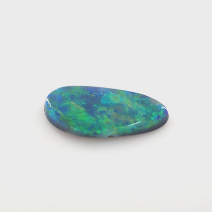 Lightning Ridge Dark Opal Freeform Cabochon 0.38 Ct