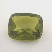 4.96 Ct Green Spinel Rectangle Cushion Cut – Olive Yellowish Green Natural Spinel