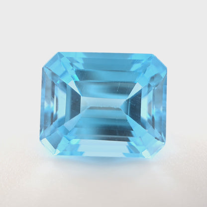 Sky Blue Topaz Emerald Cut 8.25 Ct – Natural Topaz