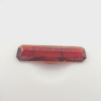 2.22 Ct Red Tourmaline Elongated Step Cut – Rich Raspberry Tone