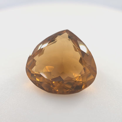 Citrine Pear Cut 9.57 Ct – Golden Orange Natural Quartz